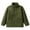 11Jacket98# Army Green, variant on Girls Jacket Children'S Solid Color Stand up Collar Zipper Shirt for Fall and Winter School Warm Boys Coat Top Casual Loose Fit
