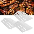 thumbnail image 4 of Grill Heat Tent, Rust Resistance Easy Cleaning Safe Stainless Steel Gas Grill Heat Plate 3 Pcs Smoothly  For Replacement, 4 of 8