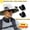 Gray, variant on Solar Fan Hat Breathable Wide Brim Sun Hat for Men Women Sun Bucket Fishing Hats with 2 Solar Fan UPF 50+ Outdoor (Dark Gray)