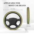 thumbnail image 3 of Balery Shiba Inu Dog And Flower Fundas elásticas antideslizantes para volante, funda protectora universal para hombre y mujer, 15 pulgadas, accesorios para coche., 3 of 6