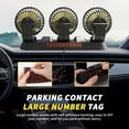 thumbnail image 2 of JASGARDE 12V Portable 3-Head Car Cooling Fan - 2-Speed Adjustable, 360° Rotating, Cigarette Lighter Plug, Powerful Airflow for Vehicles, RVs, and SUV, 2 of 5