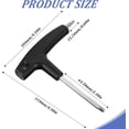 thumbnail image 4 of Golf Driver Tool, 2 in 1 Golf Torque Wrench for T20 and T25, Adjustment Tool with Plastic Handle, Portable Driver Tools Golf Accessories for Club Driver Equipment(Black), 4 of 7