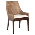 thumbnail image 3 of SAFAVIEH Franco Sloping Chairs, Brown/Natural/White (24.3 in. W x 23.5 in. D x 32.3 in. H), 3 of 7