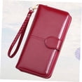 thumbnail image 3 of FUTUREORYY 1Set Money Bag With Zipper PU Long Clutch Purse For Outings Use, 3 of 8