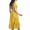 thumbnail image 3 of Winsway Ladies Corset Simple Solid Color Dress, 3 of 6