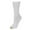 White, variant on Gold Toe  Non Binding Ribbed Crew Socks (3 Pair Pack) (Women)