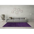 thumbnail image 3 of Ahgly Company Indoor Square Abstract Purple Contemporary Area Rugs, 5' Square, 3 of 4