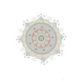 thumbnail image 2 of Artographie Studio 14x18 White Modern Wood Framed Museum Art Print Titled - Mandala Fiesta, 2 of 4