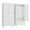 White, variant on Large Bedroom Armoires With Shelves and Hanging Rod,Wardrobe Storage Cabinet,Metal Clothing Storage Cabinet with 2 Doors