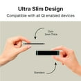 thumbnail image 2 of IJS Ultra Slim 15W Round Wireless Charger – Fast Universal Charging Pad for iPhone, Samsung & All Phones With Wireless Charging, 2 of 7
