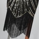thumbnail image 4 of Vestido vintage con lentejuelas y borlas para mujer de los años 20 - Disfraz gótico de fiesta para tallas grandes - Ropa sexy y casual para salir por la noche, 4 of 5