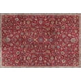 thumbnail image 1 of Ahgly Company Indoor Rectangle Traditional Orange Salmon Pink Persian Area Rugs, 7' x 10', 1 of 6