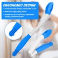 thumbnail image 7 of HechoVinen Toilet Aids for Wiping, 15.7"Foldable Butt Wiper, Comfort Silicone Bottom Buddy Wiping Aid with Hanging Ring, Hook, Carrying Bag, Toilet Aid Tools Bathroom Personal Care, Blue, 7 of 7