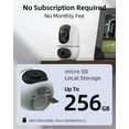 thumbnail image 3 of XD1 Indoor Security WiFi Camera, No Subscription Required, Dual-Lens 360° PTZ Baby Monitor & Pet Cam, Motion Tracking, 2-Way Audio, Night Vision,Optional Cloud/SD Storage, Phone App, Wired, 3 of 4