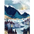 thumbnail image 1 of Kit de pintura de diamantes, kits de arte de diamantes para adultos, pintura abstracta con diamantes redondos para regalo, decoración de pared (12 x 16) (Mountain Sunrise), 1 of 5