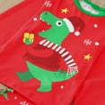 thumbnail image 6 of Little Boys Christmas Pajamas Sets for Toddler Cute Christmas Print 100% Cotton Tee and Pant 2-Piece Pj Set Long Sleeve Shirts Kid Clothing Red, 5-6 Years, 6 of 7