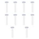 thumbnail image 4 of 10 piezas de etiquetas de plantas de metal plantando estaca de plántulas para verduras de flores de hierbas, 4 of 8