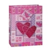 Medium Patchwork Hearts Valentine Gift Bag