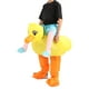 thumbnail image 2 of Disfraz inflable de pato amarillo, divertido, innovador, con dibujos animados, ligero y transpirable, para adultos., 2 of 14