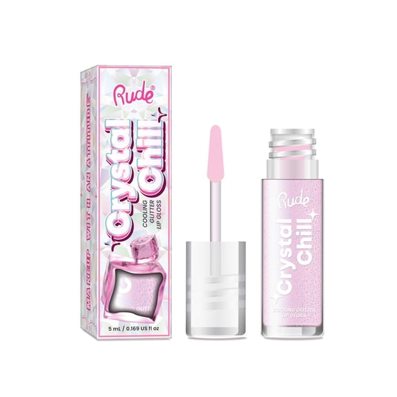 RUDE COSMETICS Crystal Chill Cooling Glitter Lip Gloss