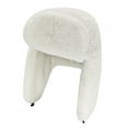 thumbnail image 1 of Gorro de trampero Yuyangstore de invierno con orejeras Blanco Sombreros de cazador de invierno, 1 of 8