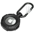 thumbnail image 5 of Vena Round TPU Case for Apple AirTag Holder Keychain Cover With Keychain Ring, Black, 5 of 7
