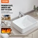 thumbnail image 2 of Lavabo rectangular VEVOR, 48,26 x 37,34 cm, encimera blanca C, 2 of 9