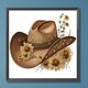 thumbnail image 1 of Cuadros Decorativos Pintura de diamante 5D DIY Juego de brocas redondas completas Sombrero de vaquero Decoración para el hogar 2 piezas DQrwqpou  embutido en tela, 1 of 7
