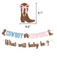 thumbnail image 2 of Banner para decoración de baby shower con diseño de vaquero o vaquera, 2 of 6