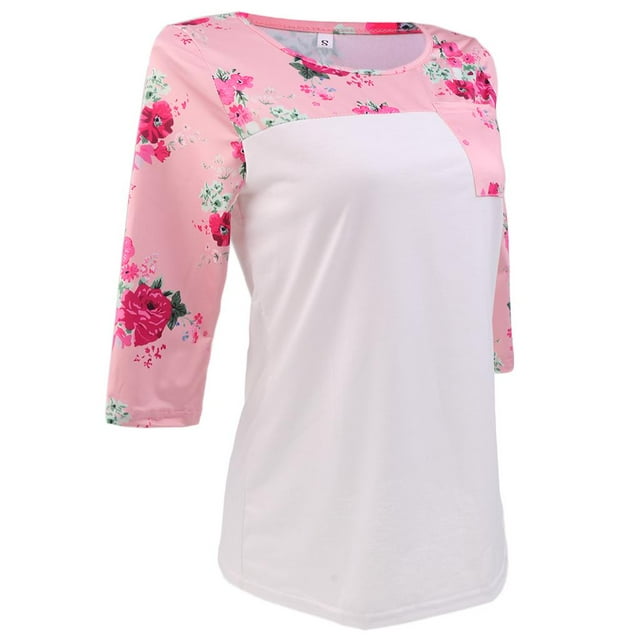 Camiseta Estampada perfecl Para Mujer Casual Blanca S-XXL