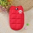thumbnail image 1 of PEACNNG Dog Vest Jacket with Cute Paw Print - Snap Button Closure  Polyester Filled  Machine Washable  Non-Waterproof  All-Season Pet Outerwear for Small to Medium Breeds - Cozy Warm Fall, 1 of 7
