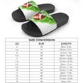 thumbnail image 2 of GZHJMY Stylish Slides for Women Men, Pattern Design with Rugby Ball Soft Flexible Slip-on Sandals Slippers, 2 of 7
