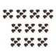 thumbnail image 1 of Bearachild Pegatinas de diamantes de imitación de corazón, gemas de cristal acrílico, adornos ornamentales autoadhesivos, ropa de estilo, collar, Artesanía Negro Bearachild HA062098-05B, 1 of 6