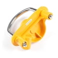 thumbnail image 2 of Cerradura de enganche de remolque de bola universal ajustable, acero resistente, apto para remolque de seguridad de remolque de caravana con llaves amarillo, 2 of 5