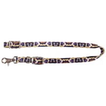 Showman Snake Print Nylon Wither Strap