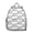Grey-94, variant on Boho Dog Aesthetic Student Backpack – Adorable Puppy Paw Print with Bone and Tail Cartoon Design, Artistic Watercolor Style for School