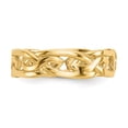 thumbnail image 3 of Primal Gold 14 Karat Yellow Gold Weave Toe Ring, 3 of 7