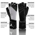 thumbnail image 2 of RIMSports Weight Lifting Gym Training Workout Gloves with Wrist Wrap Support, Gray XL, 2 of 5