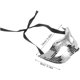 thumbnail image 2 of Mascarilla de Espejo Disco Plateado para Carnaval y Fiesta de Halloween Media Cara Ligera y Transpirable Accesorio Brillante para Hombre y Mujer Eventos y Bailes, 2 of 5
