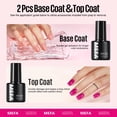 thumbnail image 4 of Kit de esmaltes de uñas en gel MEFA, 12 colores con luz UV, 6 W, 19 unidades, 4 of 9