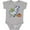 AC-Heather Grey, variant on Halloween Dinosaur Mummy Boys or Girls Baby Bodysuit