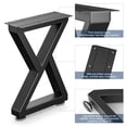 thumbnail image 3 of Furniture Legs Likapop 16 bancos de metal, escritorio, mesa de café, x2, 3 of 8