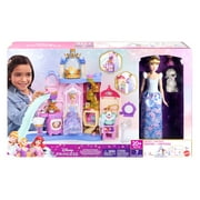 Disney Princess Pet Palace & Cinderella Fashion Doll with 2 Animal Friends & 20+ Furniture & Accy