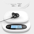 thumbnail image 4 of Tholdsy Auriculares con cable Interfaz de 3,5 mm Reducción de ruido Auriculares ergonómicos para escuchar música Subwoofer deportivo con Type9 NO9, 4 of 6