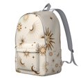 thumbnail image 5 of Horror Mystic Retro Skull and Mandala Design Travel Backpack – Lightweight Canvas Bookbag with Large Capacity and Anti-theft Features for School, Outdoor Activities, and Short Trips, 5 of 5