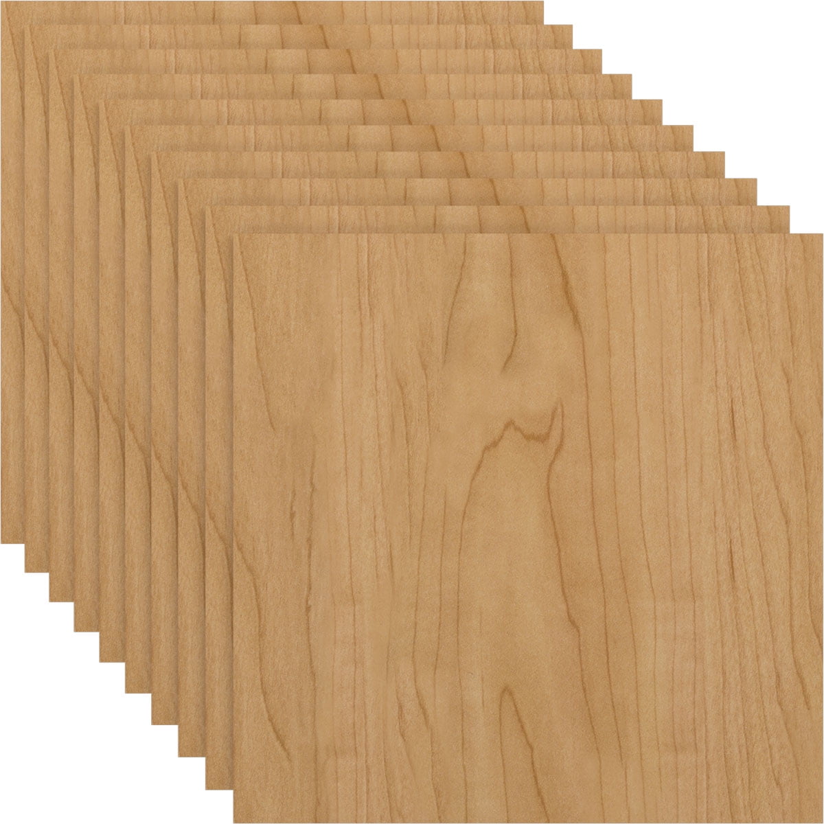 Ekena Millwork 15 3/4"W x 15 3/4"H x 1/4"T Wood Hobby Boards, Maple (10-Pack)