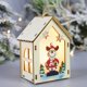 thumbnail image 2 of Yuarrent Casa de de Navidad, exquisito adorno de escritorio, lámpara de noche en forma de cabina, colgante luminoso en miniatura brillante Kits de decoración para fiestas Alce Yuarrent HA068046-03B, 2 of 6