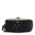 thumbnail image 5 of Versace La Medusa Round Quilted Leather Black Shoulder Bag, 5 of 8