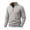 Gray, variant on Mens Waffle Fleece Lined Pullover Sweaters Quarter Zip Mock Neck Long Sleeve Fall Warm Tops for Business Casual Office Work Daily Wear, Khaki, M