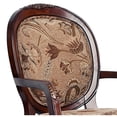 thumbnail image 2 of Comfort Pointe Belmont Oval Back Solid Wood Accent Chair in Cherry Finish, 2 of 7